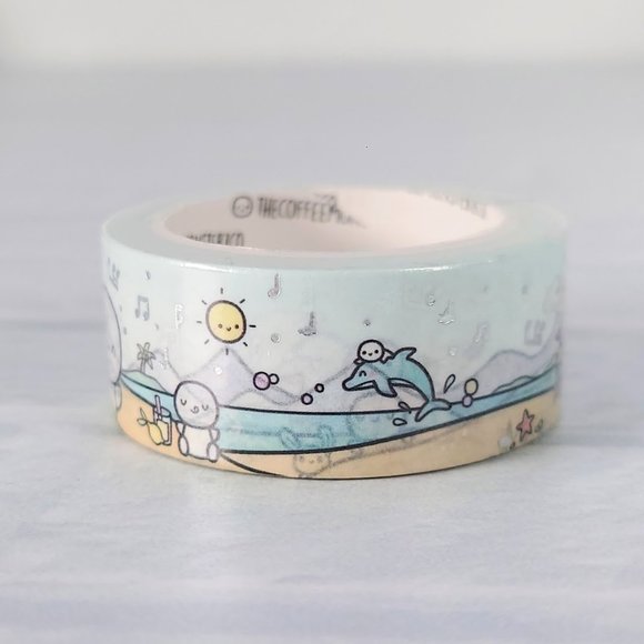 The Four Seasons 18mm Washi Tape | TheCoffeeMonsterzCo TCMC - Picture 1 of 3